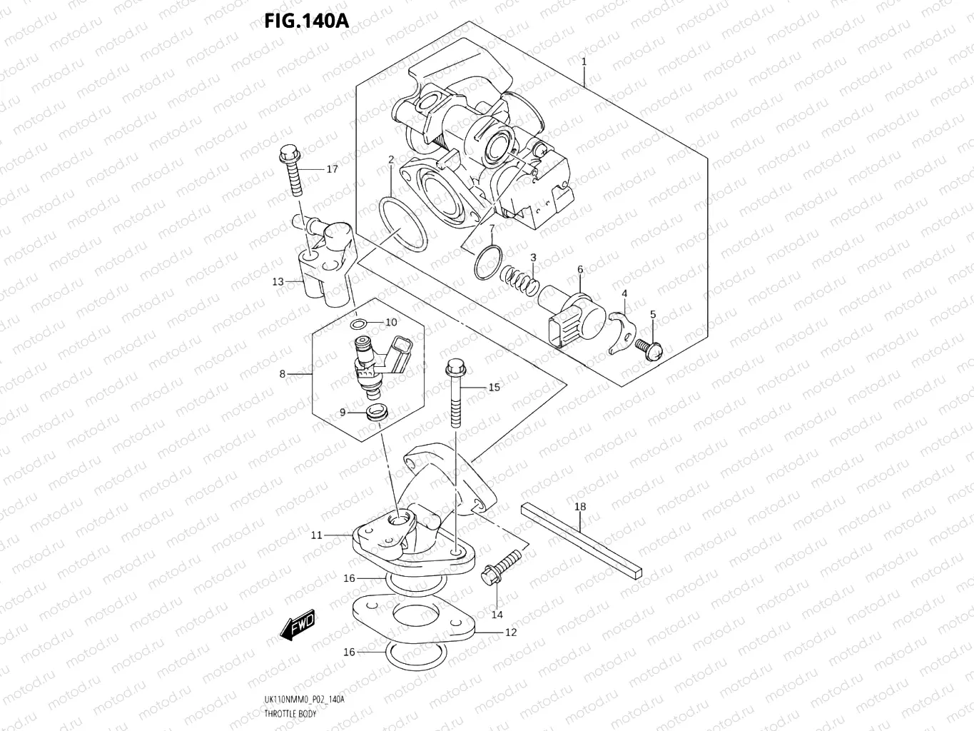 140A - THROTTLE BODY