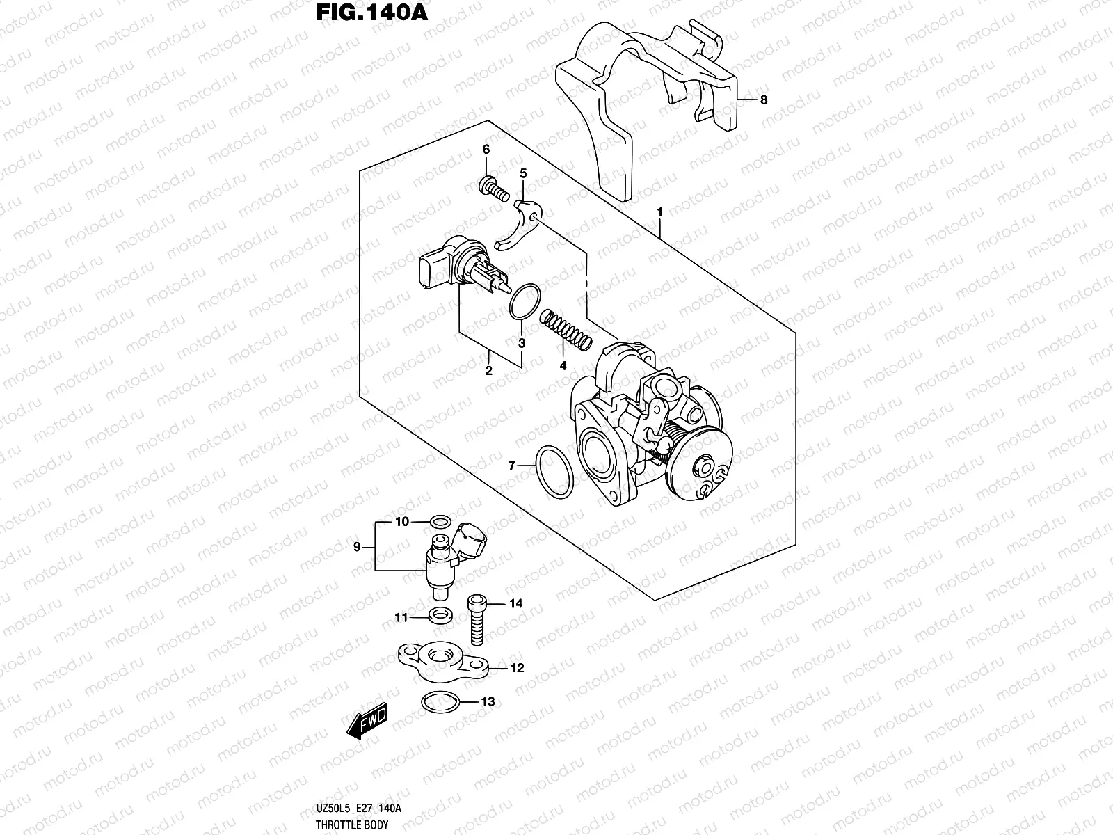 140A - THROTTLE BODY