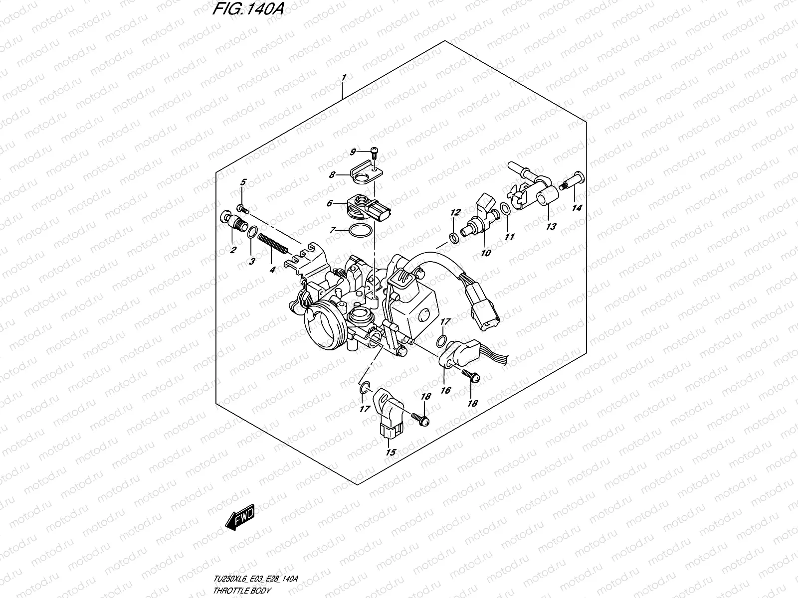 140A - THROTTLE BODY