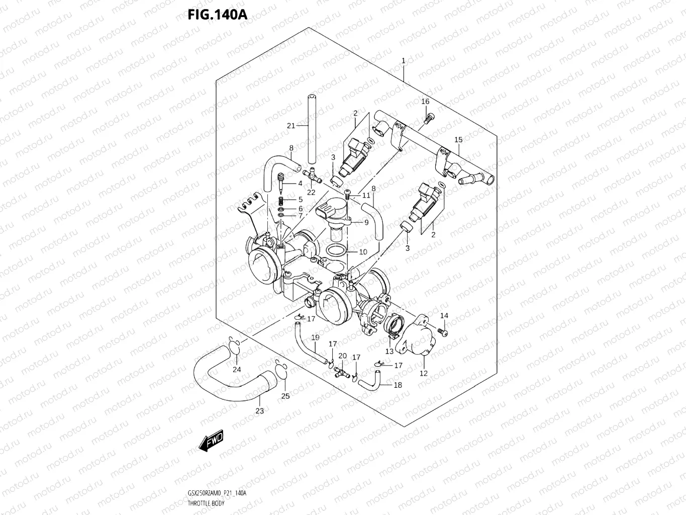 140A - THROTTLE BODY