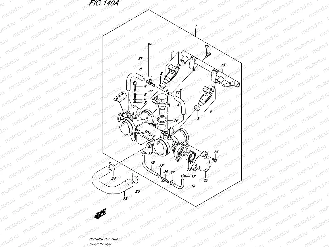 140A - THROTTLE BODY