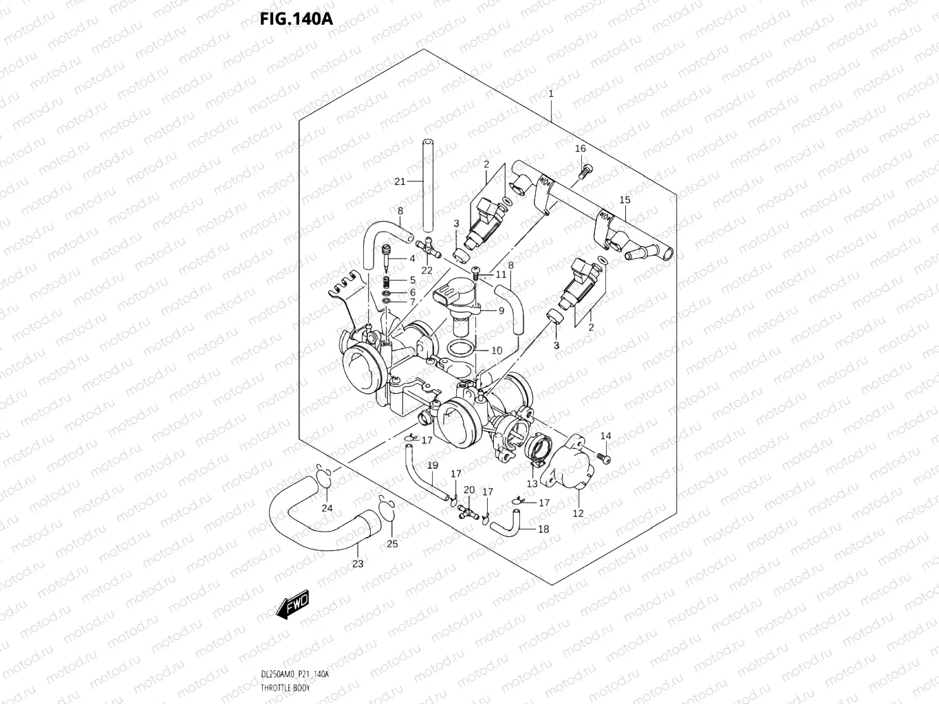 140A - THROTTLE BODY