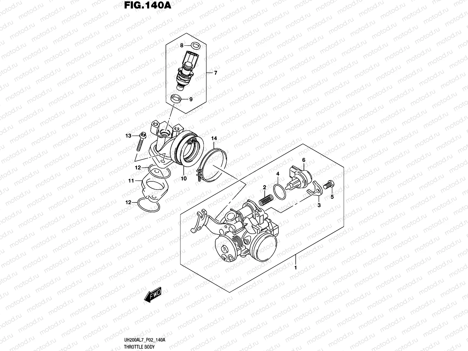140A - THROTTLE BODY