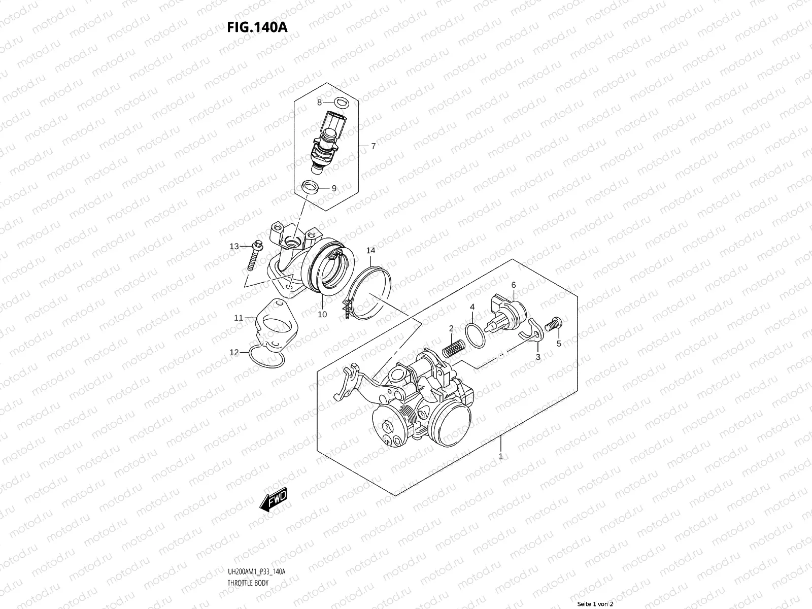 140A - THROTTLE BODY