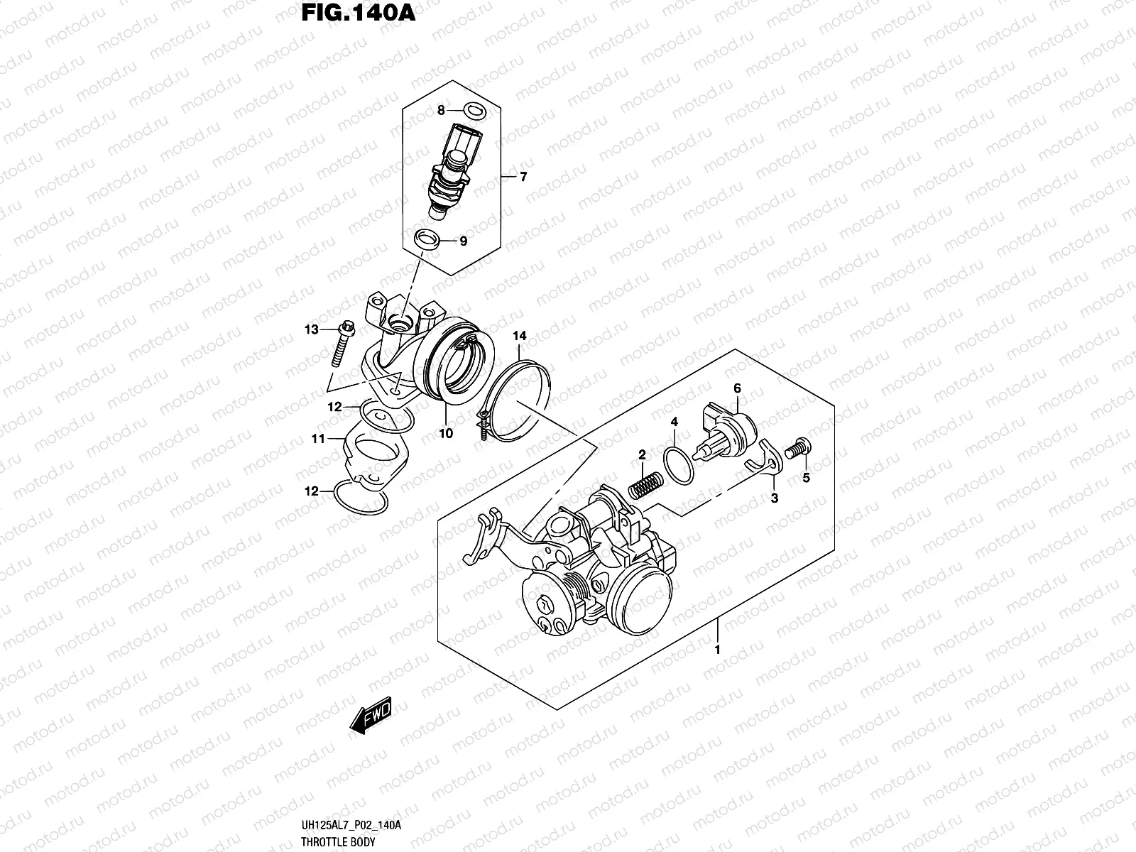140A - THROTTLE BODY