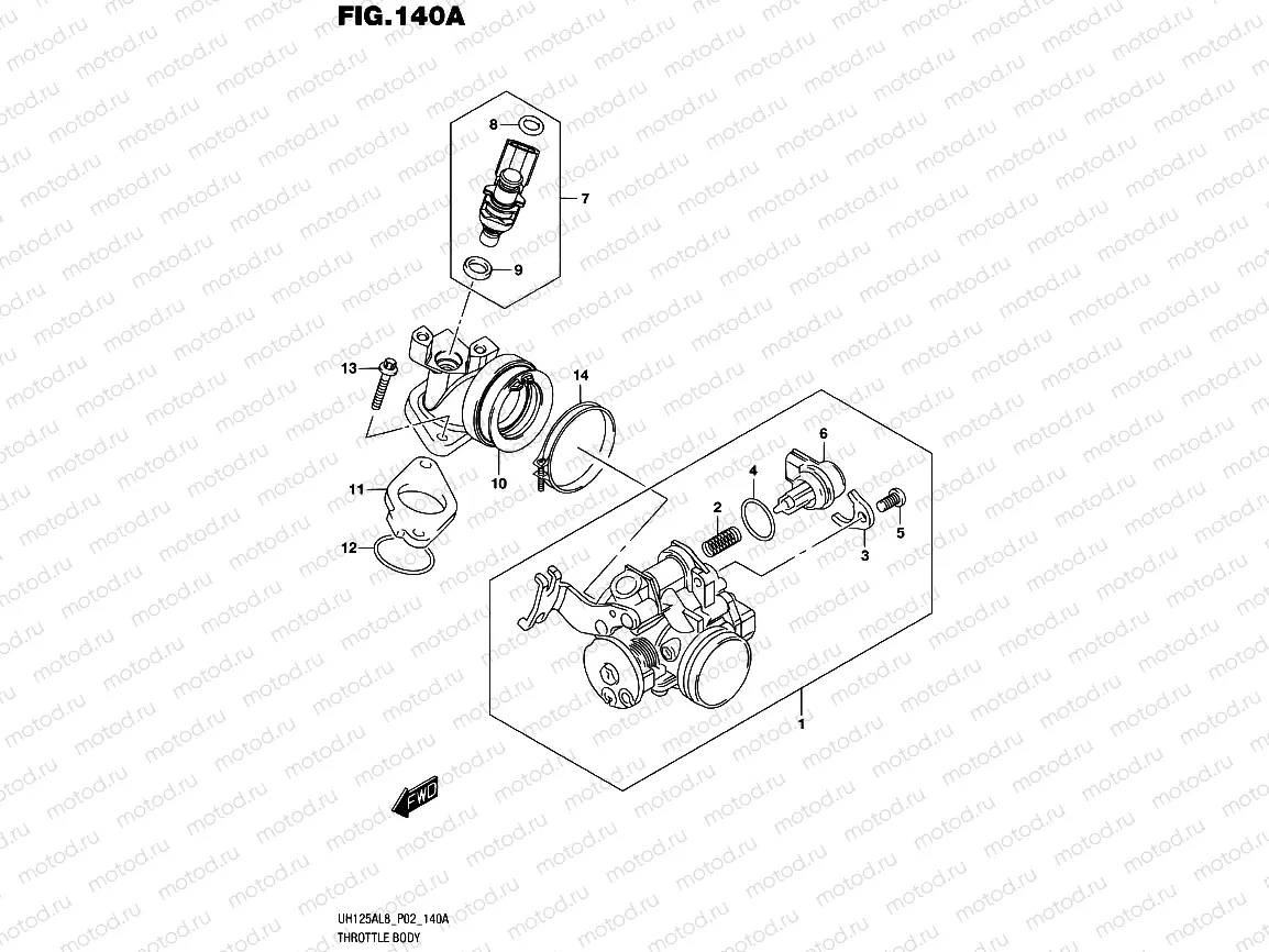 140A - THROTTLE BODY