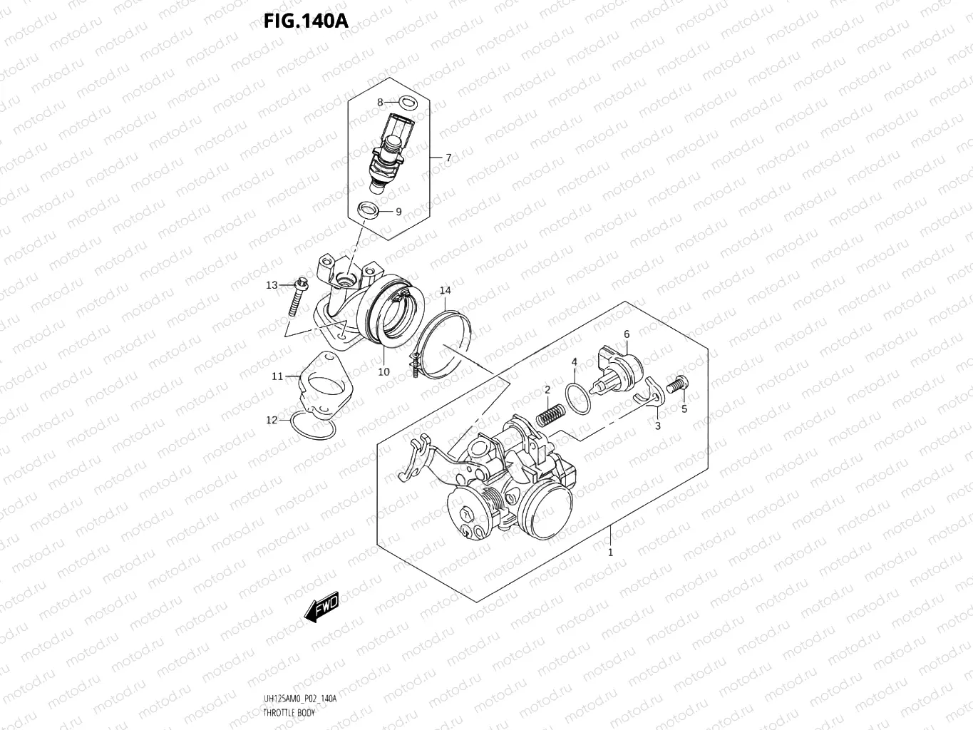 140A - THROTTLE BODY