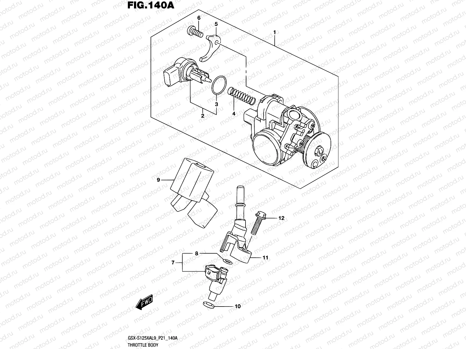 140A - THROTTLE BODY
