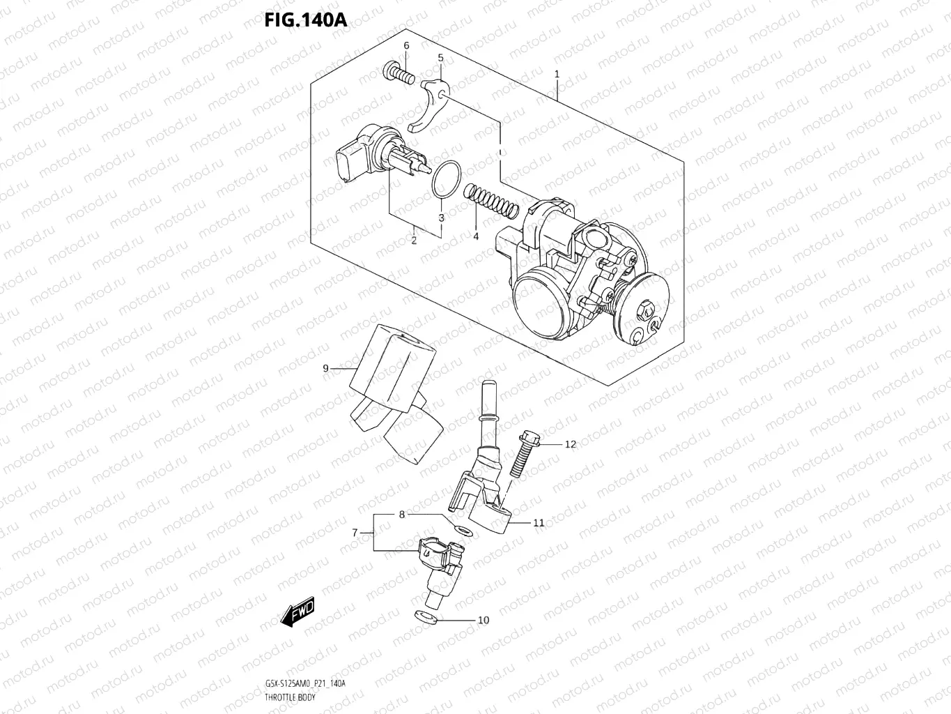 140A - THROTTLE BODY