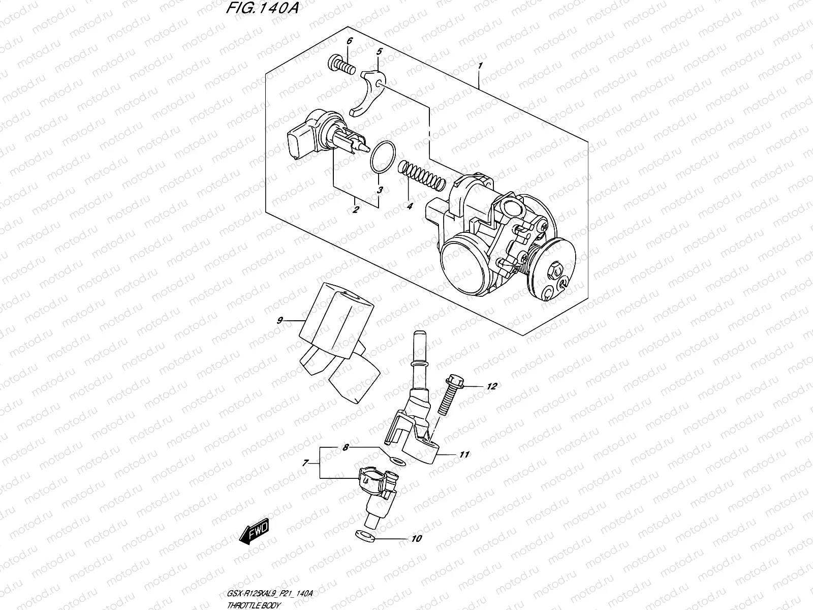 140A - THROTTLE BODY