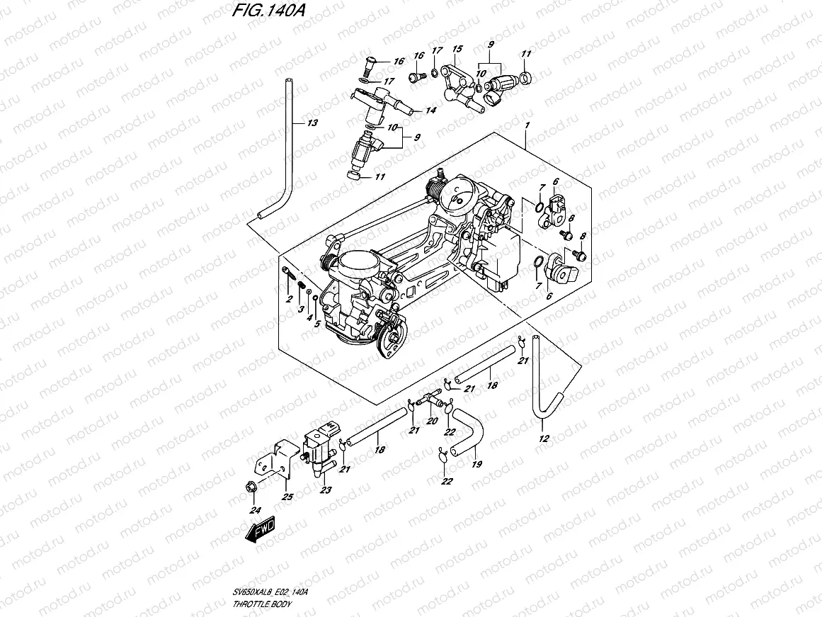 140A - THROTTLE BODY