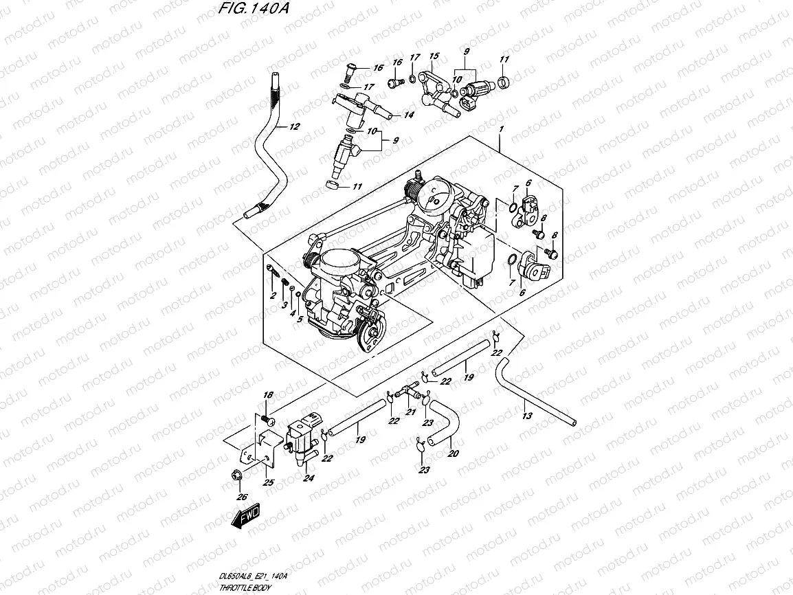 140A - THROTTLE BODY