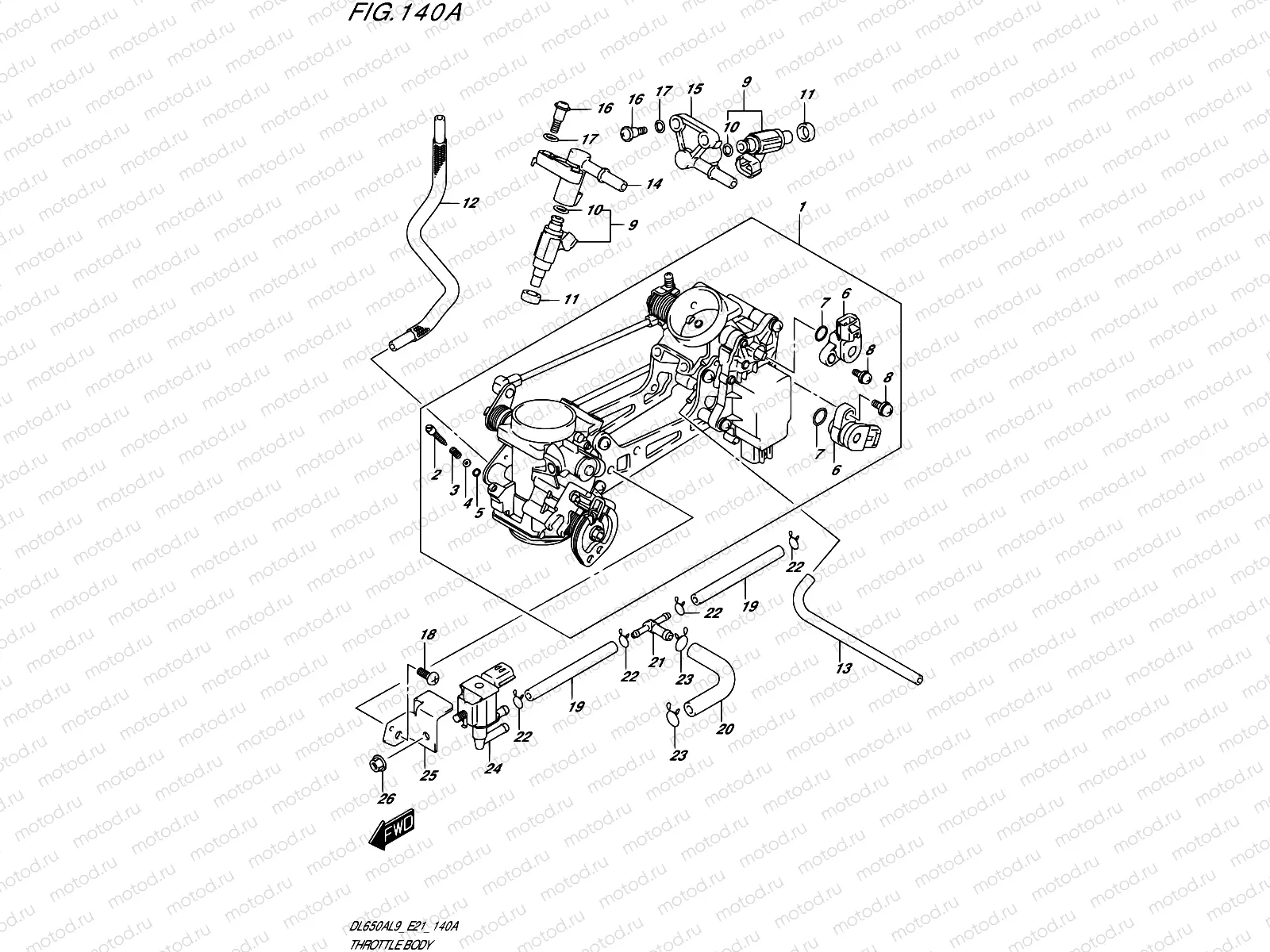 140A - THROTTLE BODY