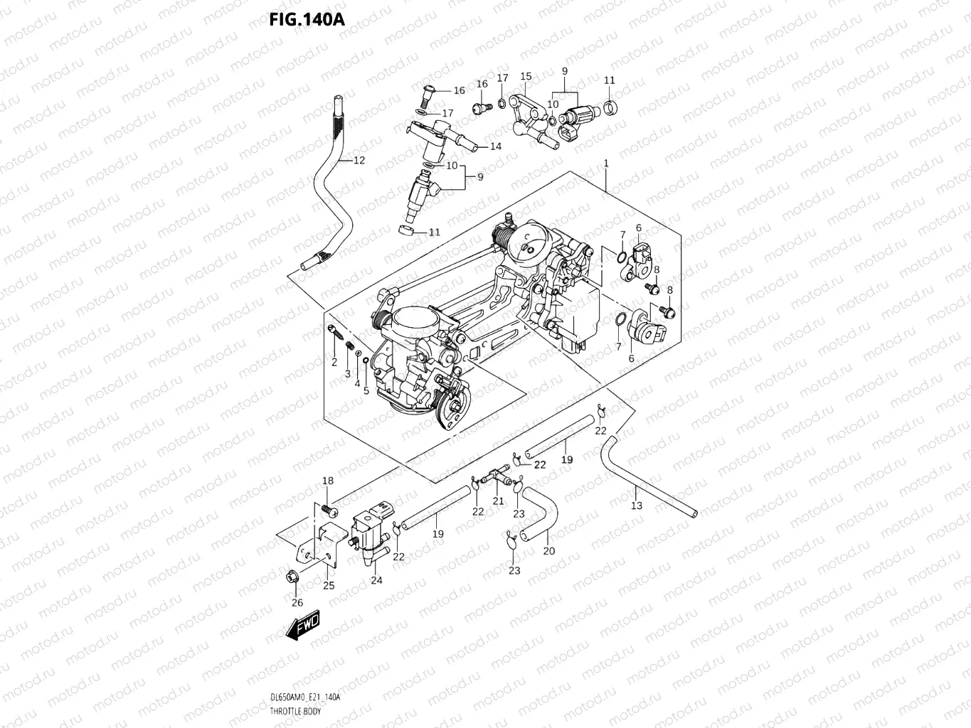 140A - THROTTLE BODY