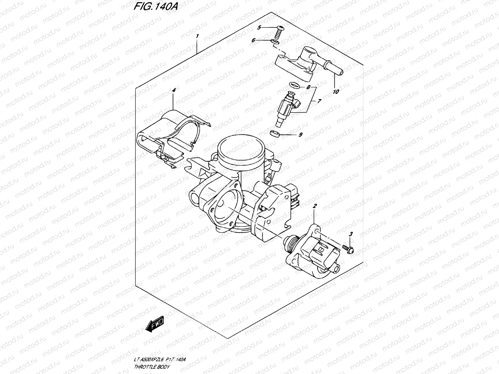140A - THROTTLE BODY