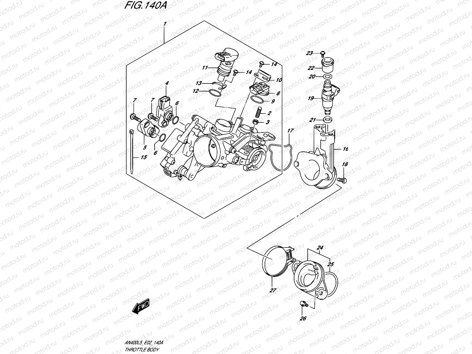 140A - THROTTLE BODY