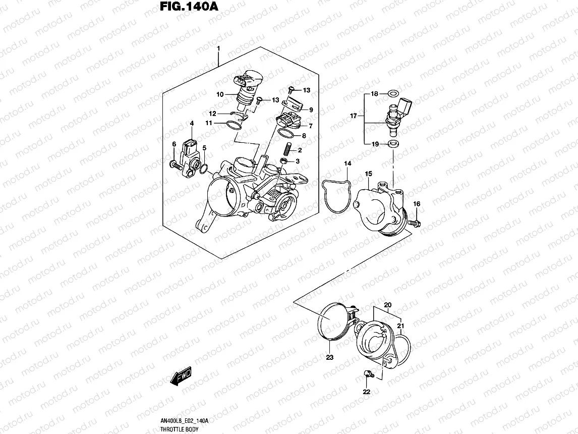 140A - THROTTLE BODY