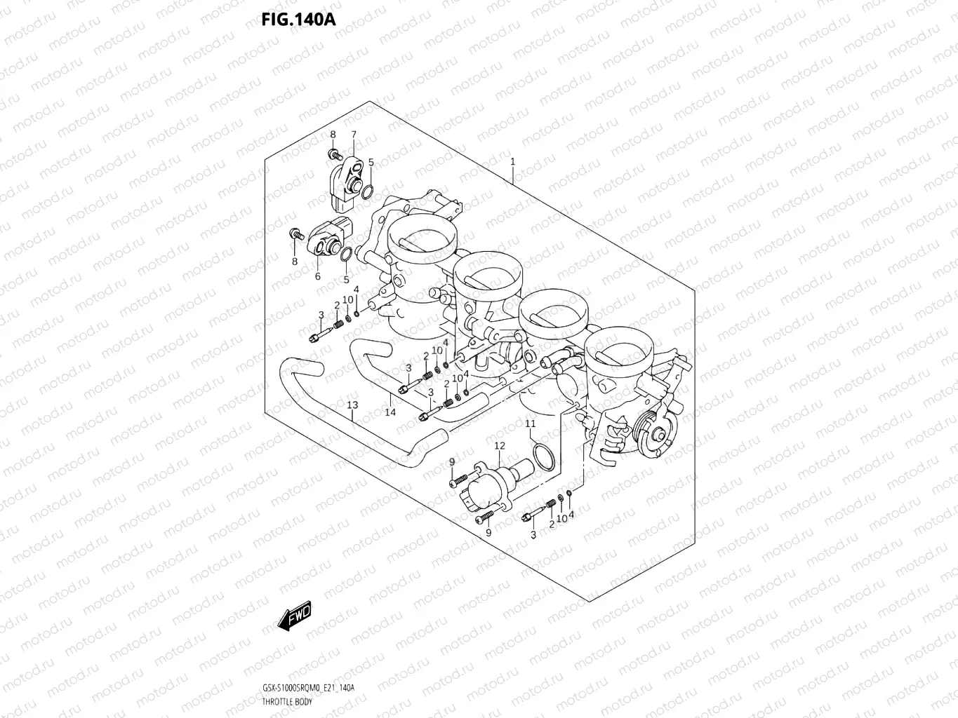 140A - THROTTLE BODY
