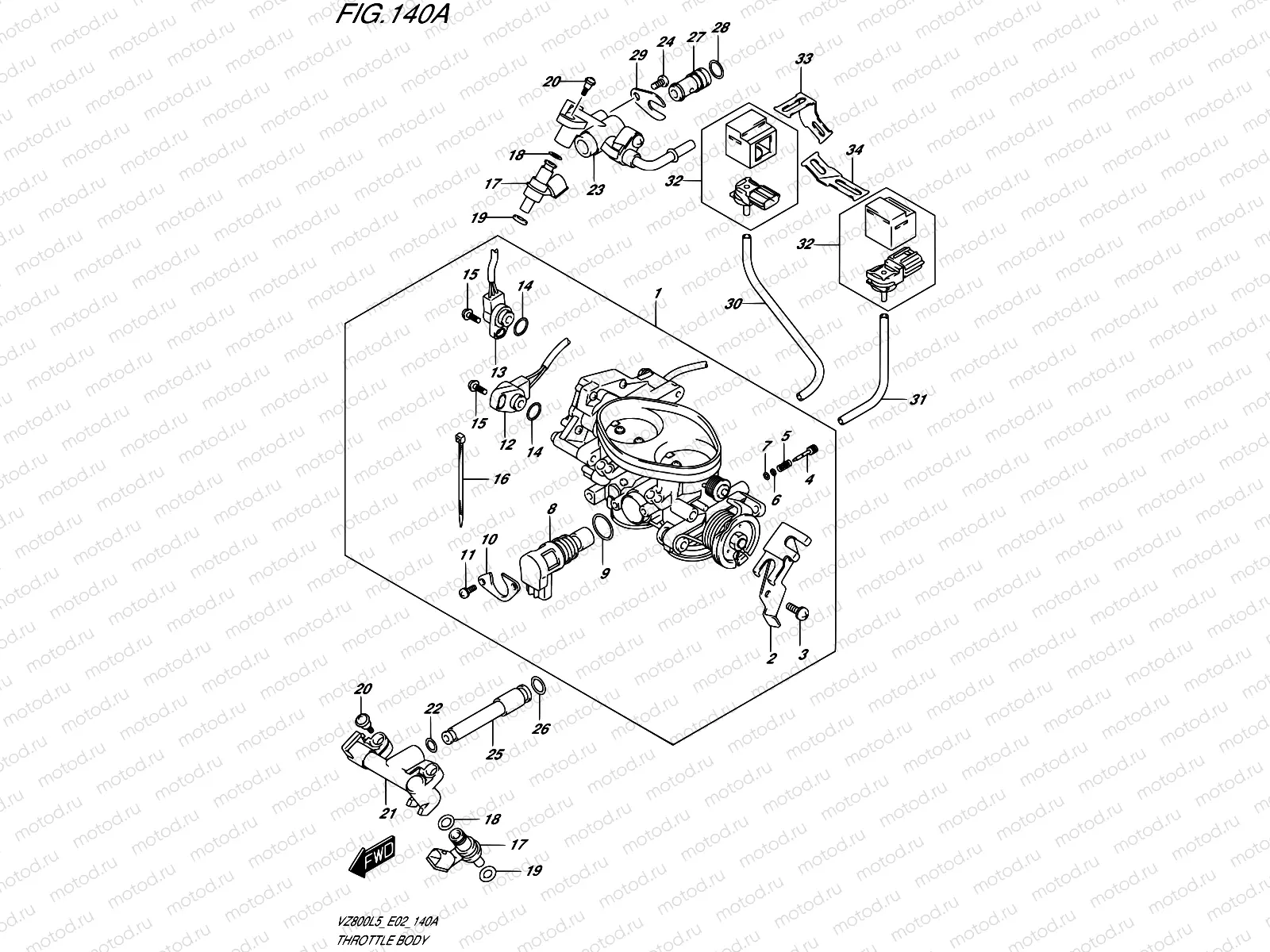 140A - THROTTLE BODY