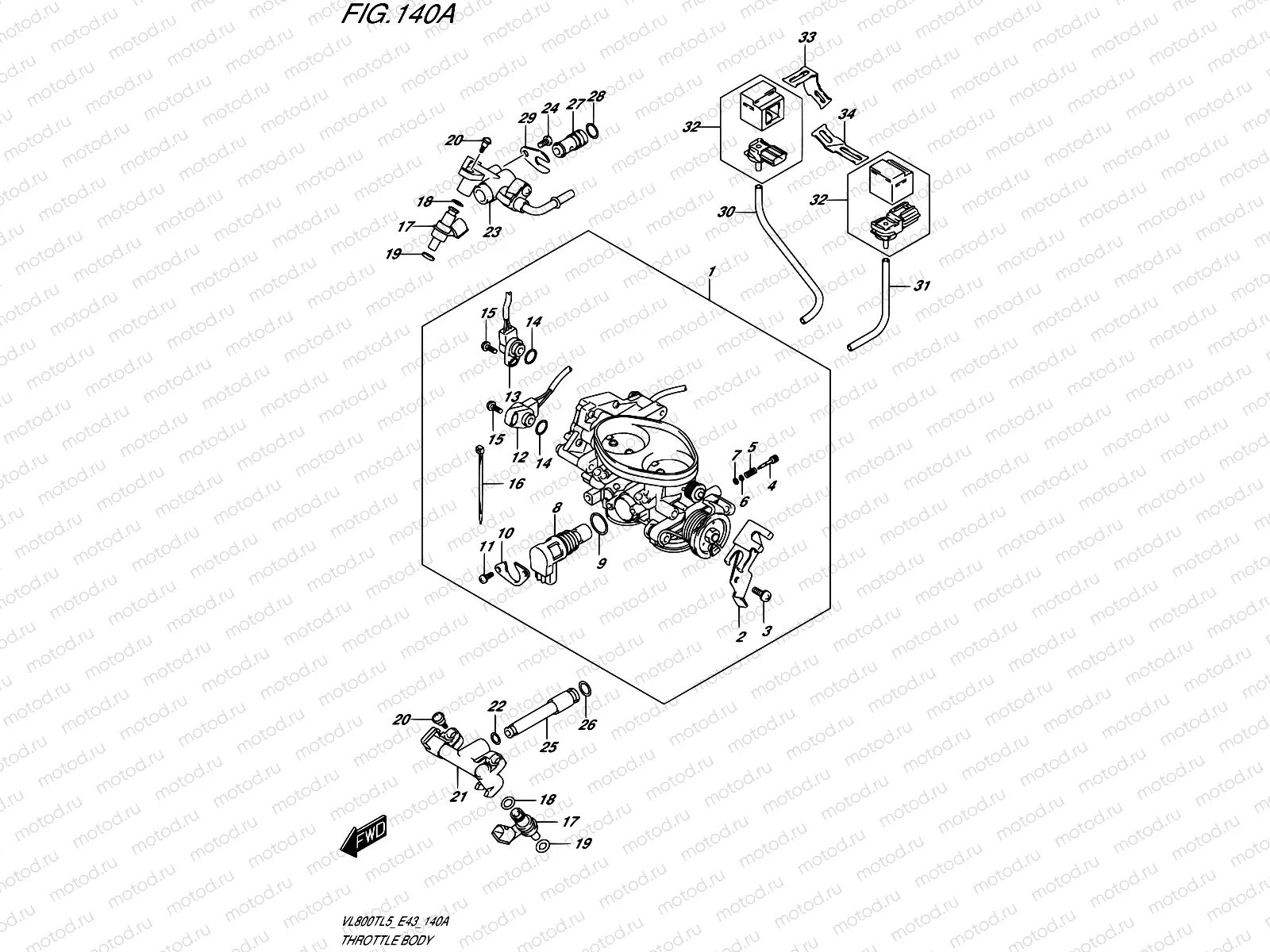 140A - THROTTLE BODY