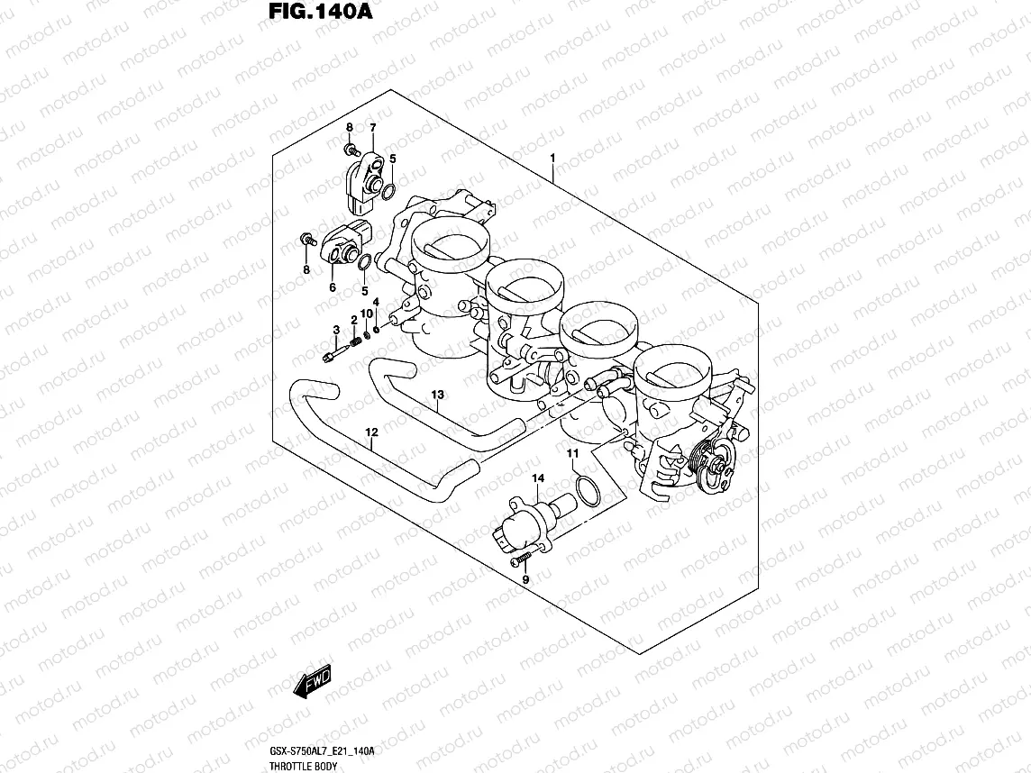 140A - THROTTLE BODY