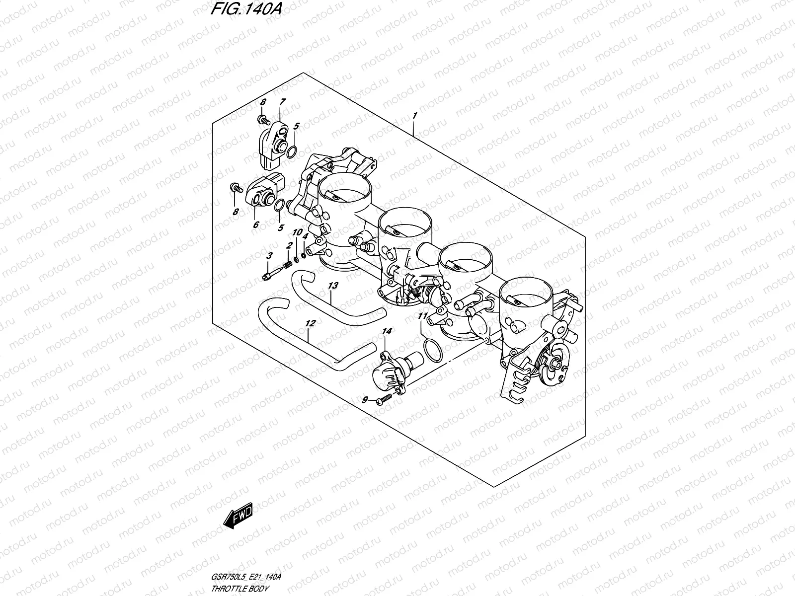 140A - THROTTLE BODY