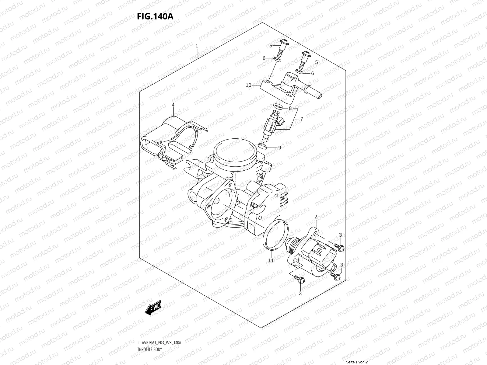 140A - THROTTLE BODY (P03,P28)