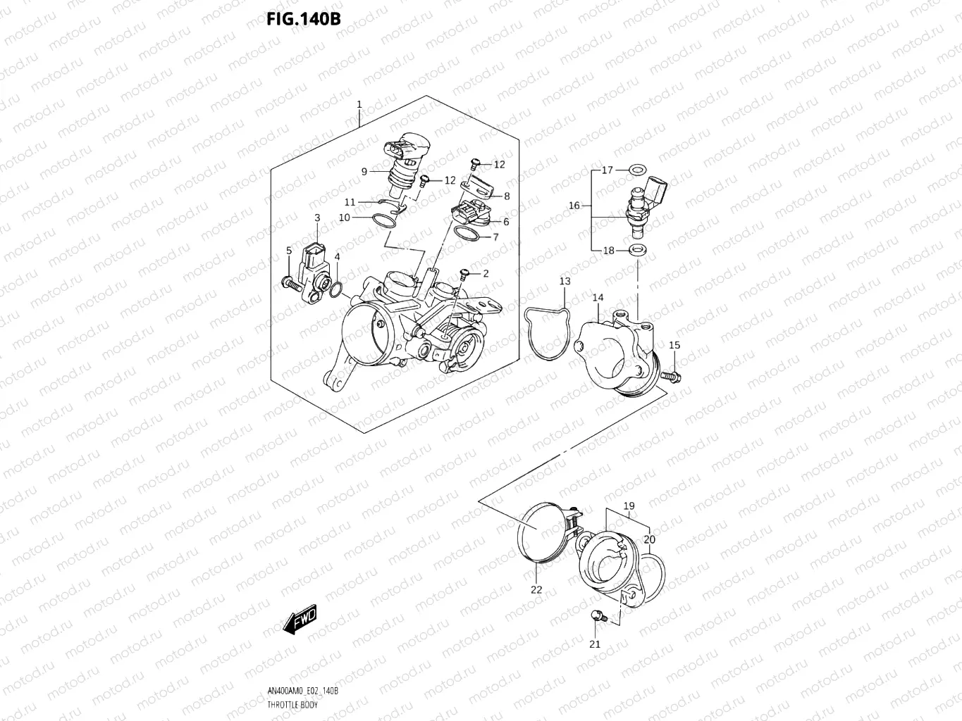 140B - THROTTLE BODY