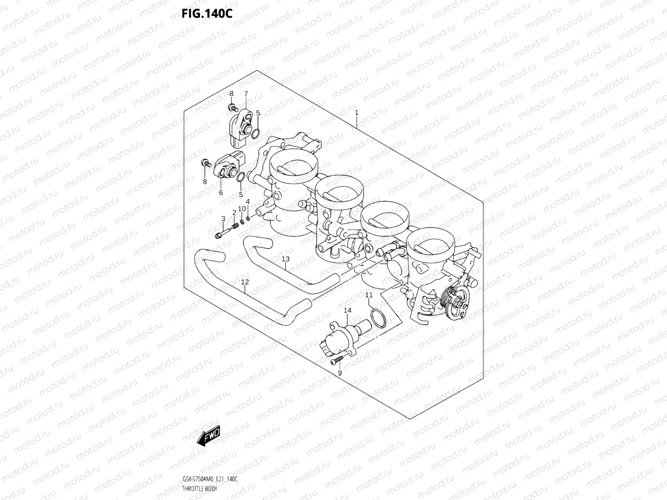 140C - THROTTLE BODY