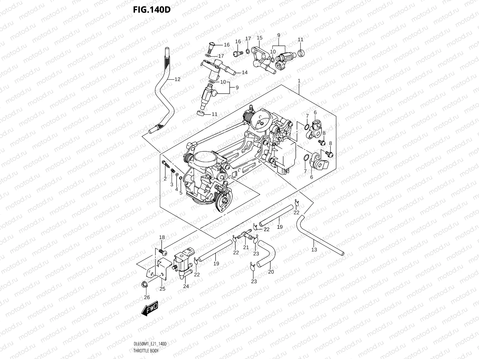 140D - THROTTLE BODY