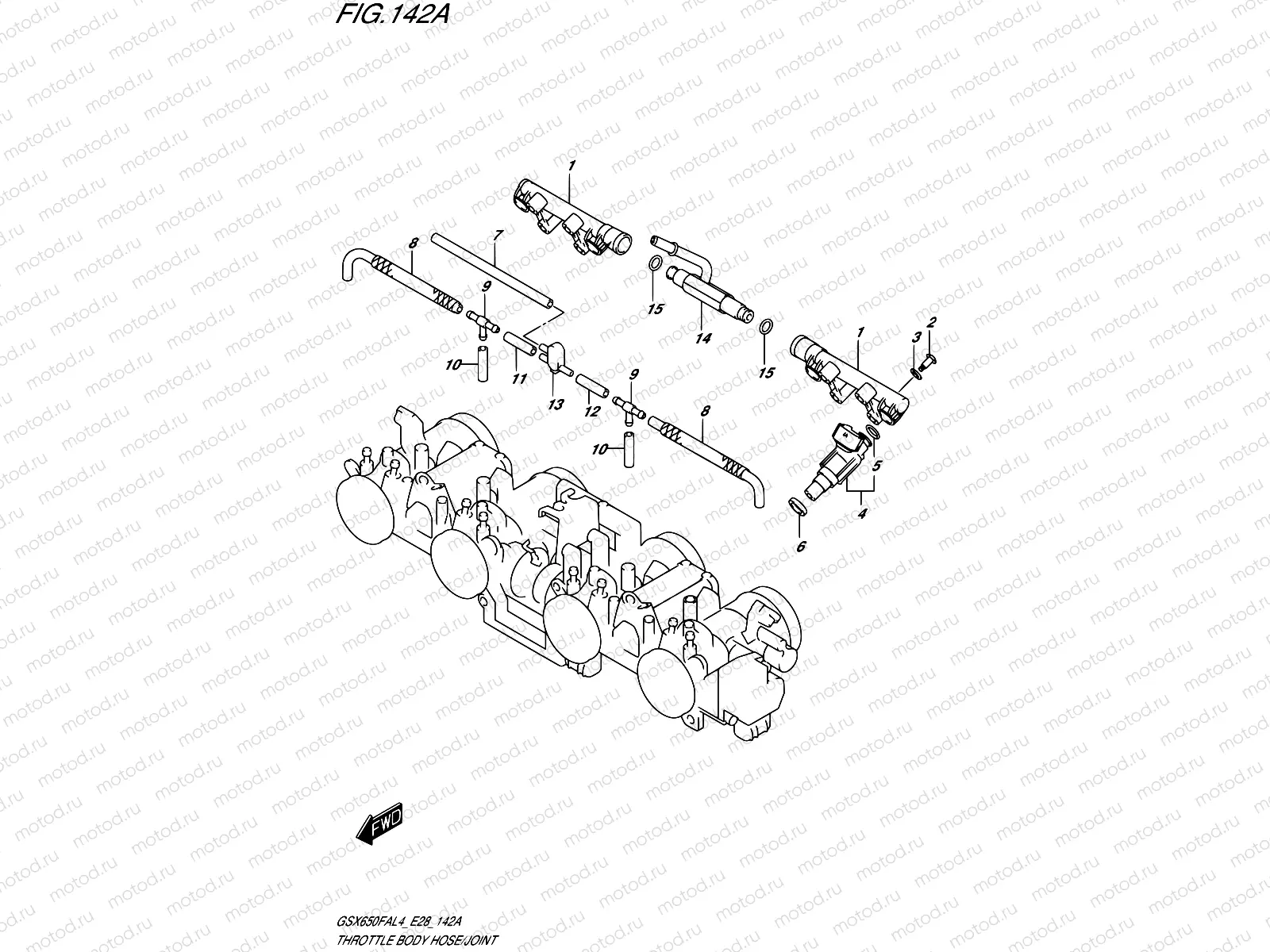 142A - THROTTLE BODY HOSE/JOINT