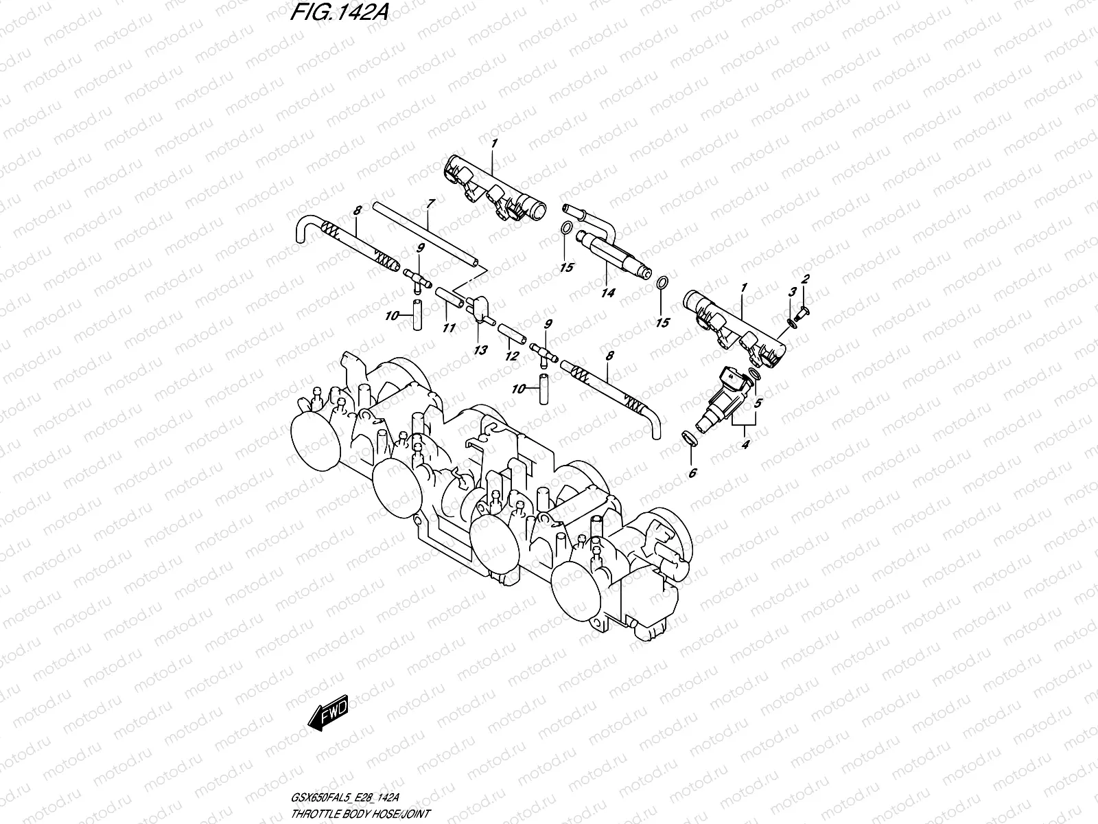 142A - THROTTLE BODY HOSE/JOINT