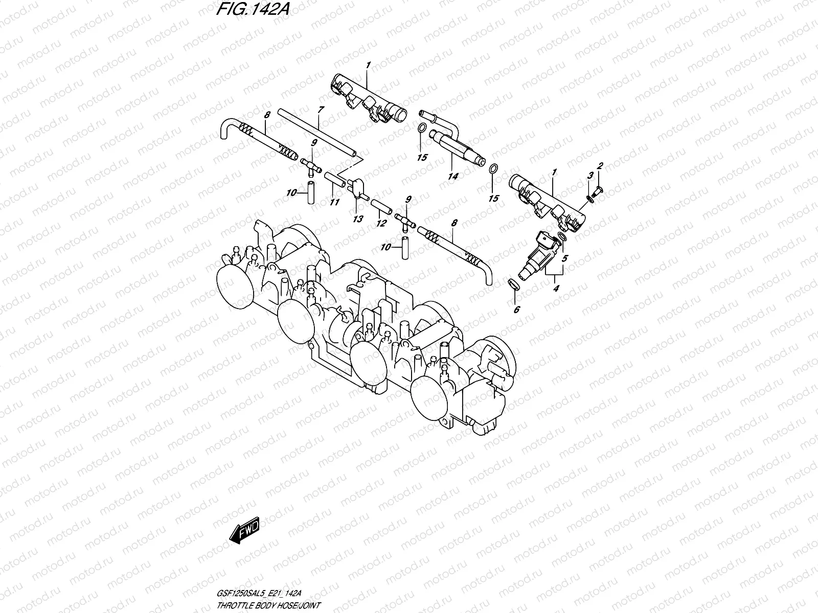 142A - THROTTLE BODY HOSE/JOINT