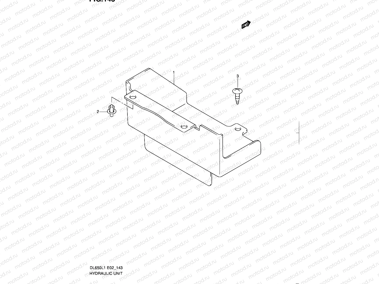 143 - HYDRAULIC UNIT (DL650L1 E24)