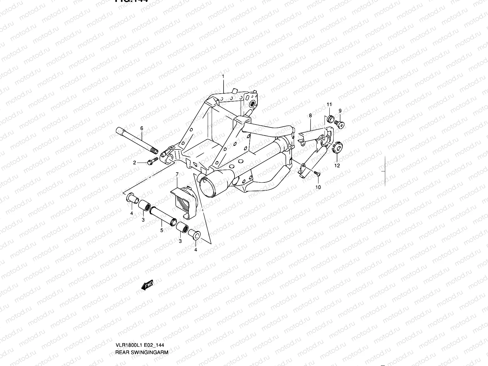 144 - REAR SWINGING ARM