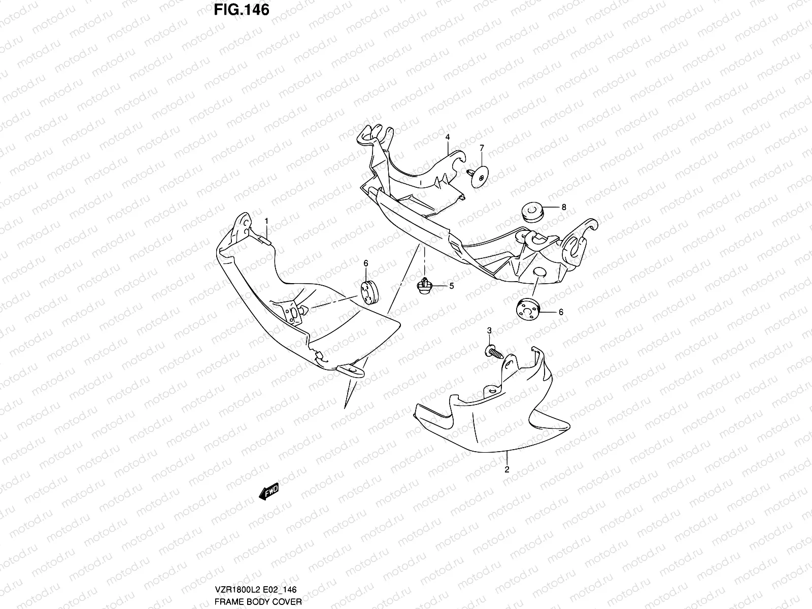 146 - FRAME BODY COVER