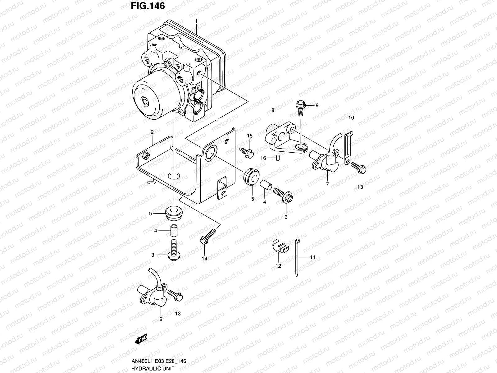 146 - HYDRAULIC UNIT (AN400ZAL1 E33)