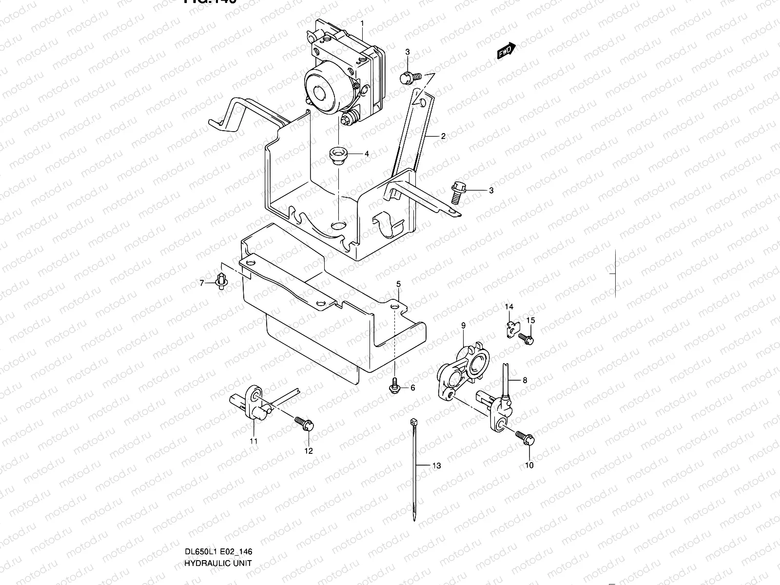 146 - HYDRAULIC UNIT (DL650AL1 E24)