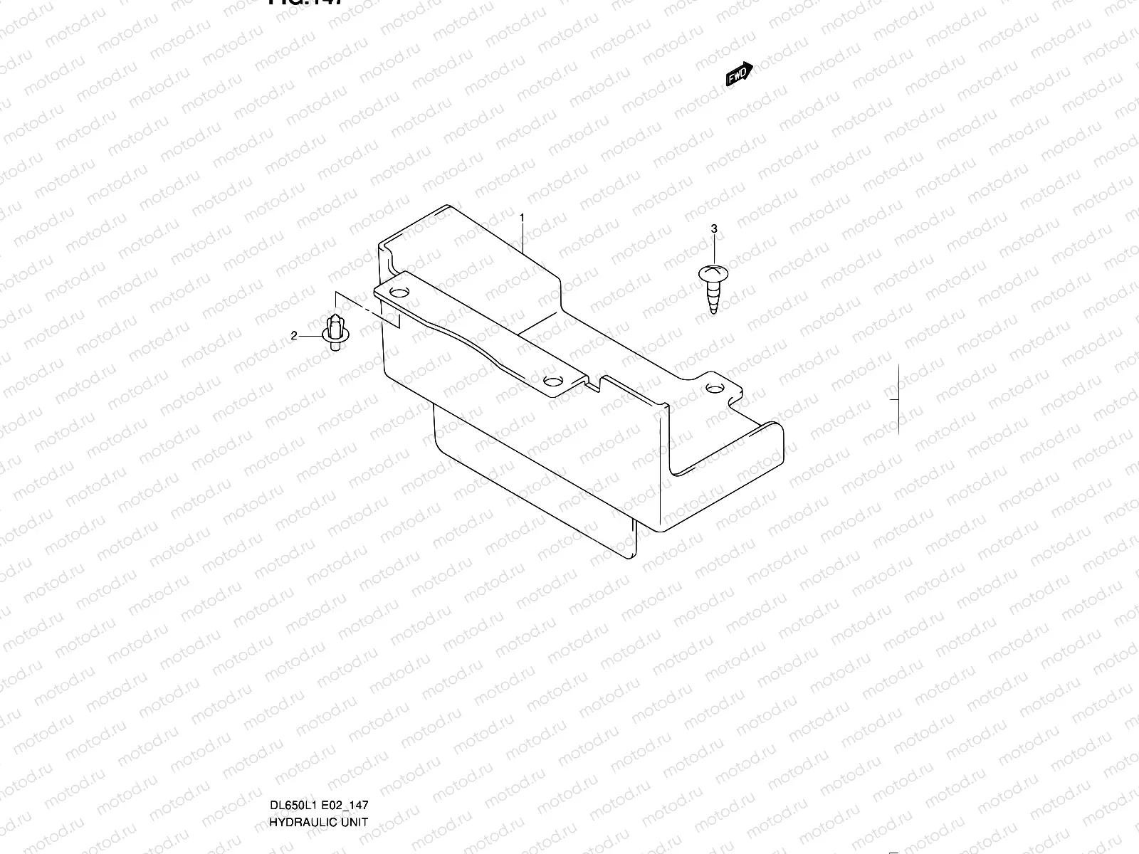 147 - HYDRAULIC UNIT (DL650UEL1 E19)