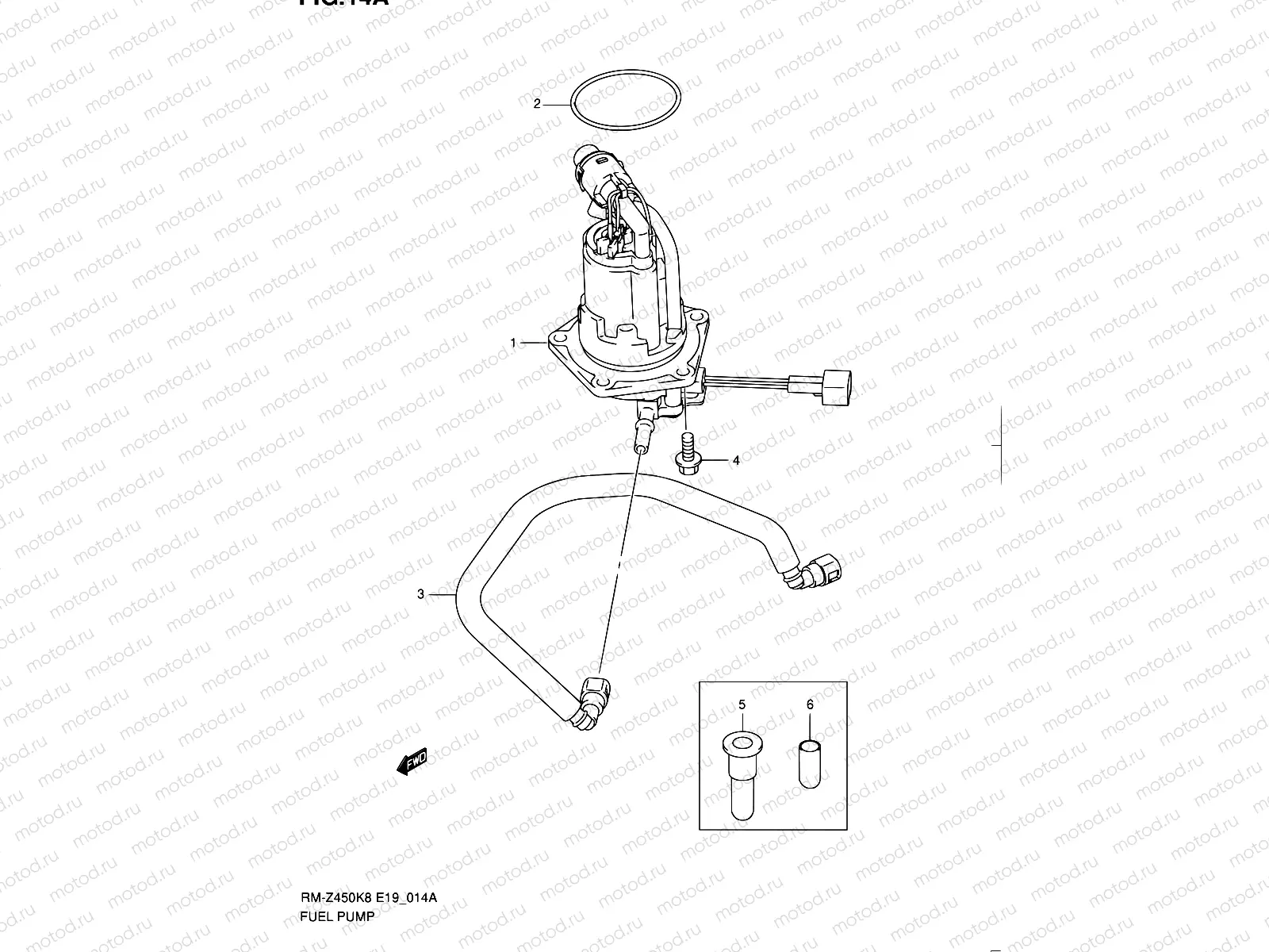 14A - FUEL PUMP (RM-Z450L1)