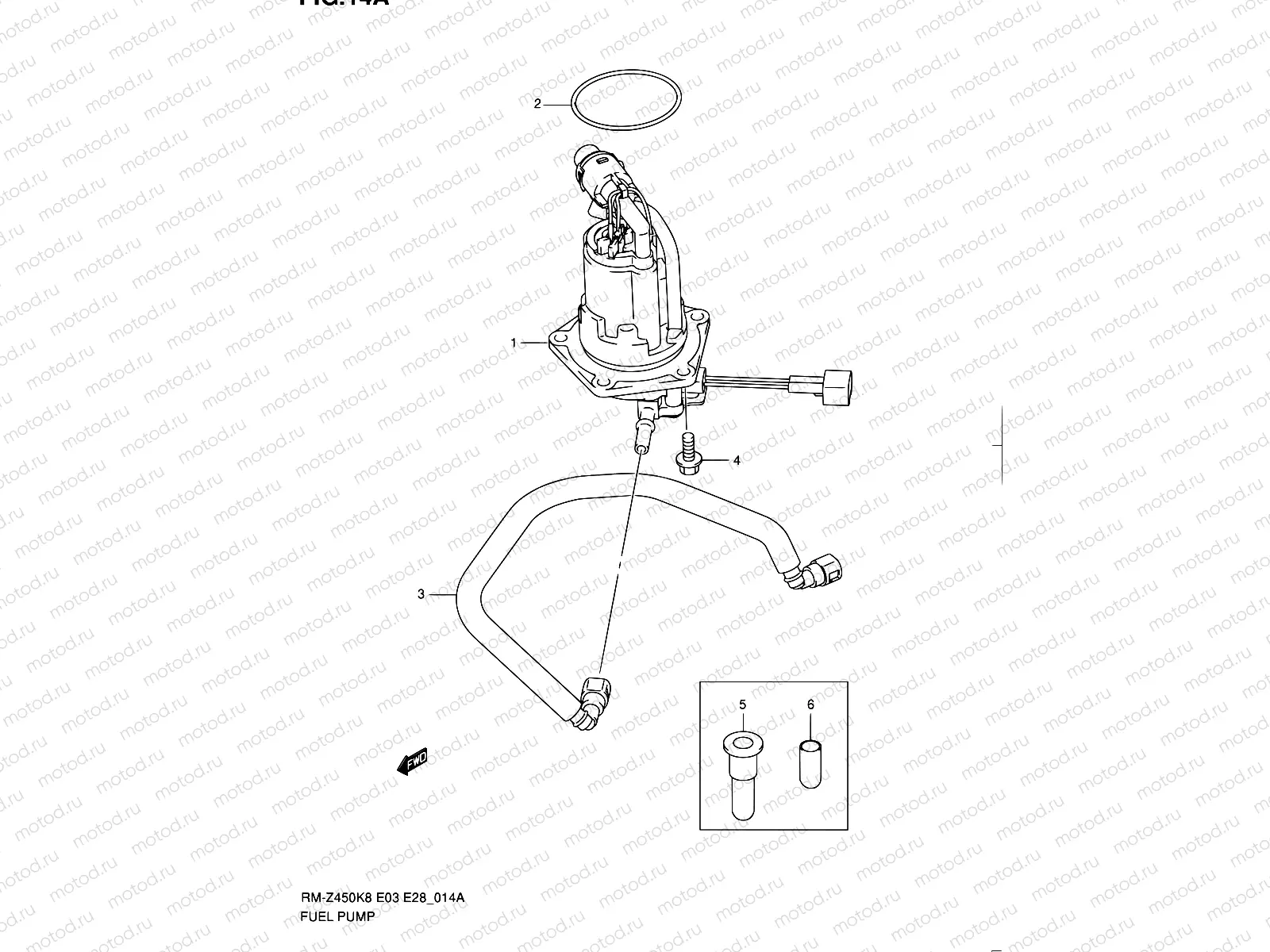 14A - FUEL PUMP (RM-Z450L1)