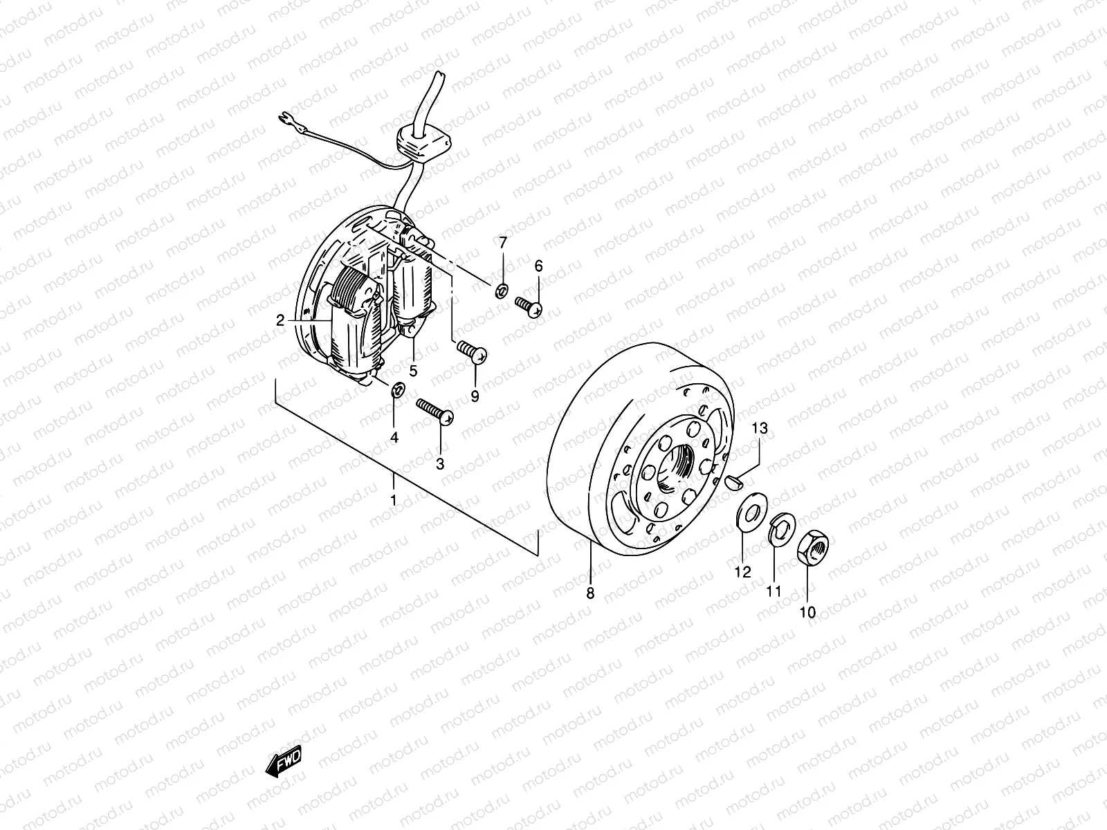 14A - MAGNETO (MODEL R P09)