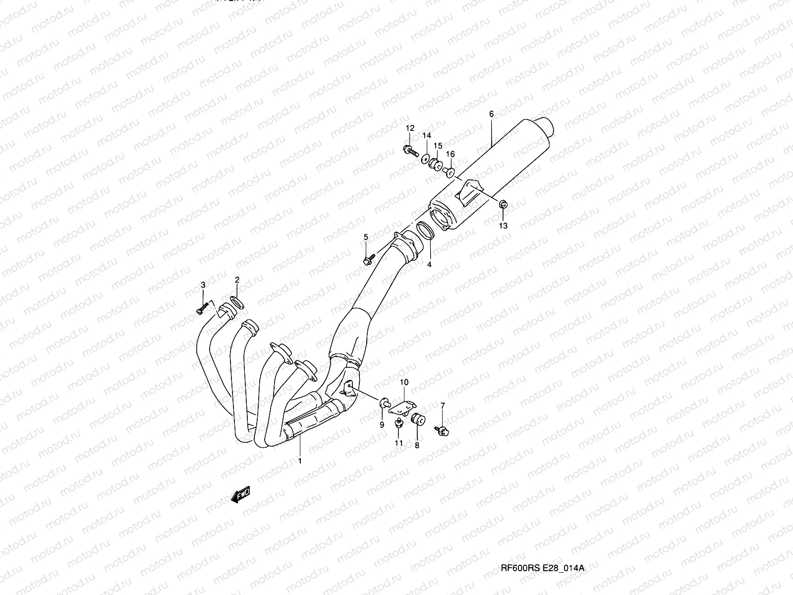 14A - MUFFLER (MODEL S)