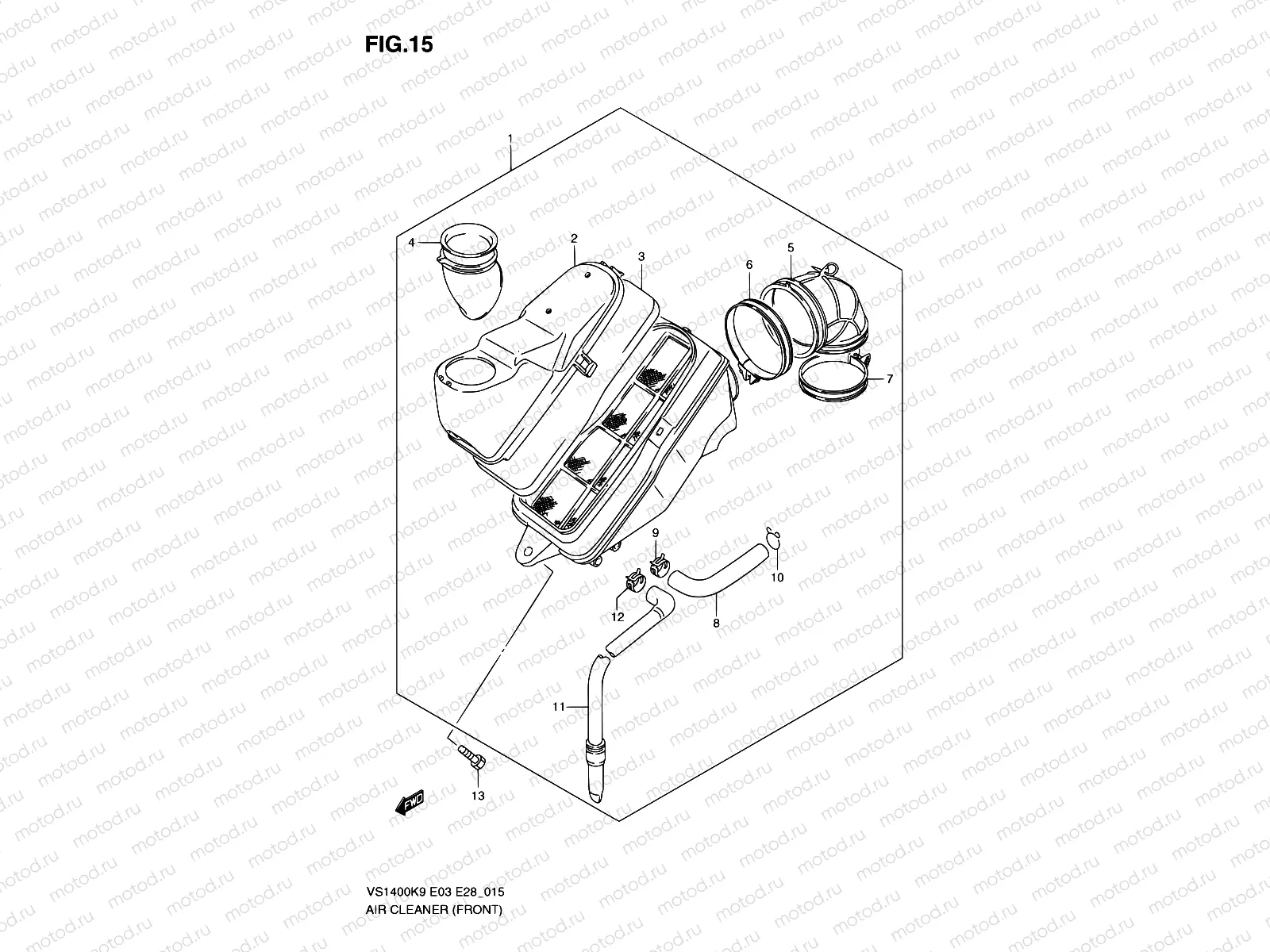 15 - AIR CLEANER (FRONT)