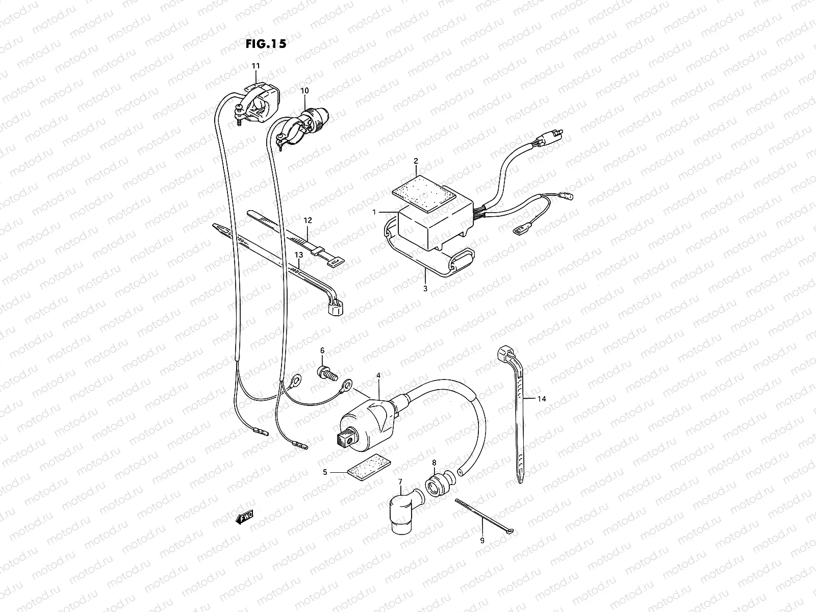 15 - CDI UNIT - IGNITION COIL