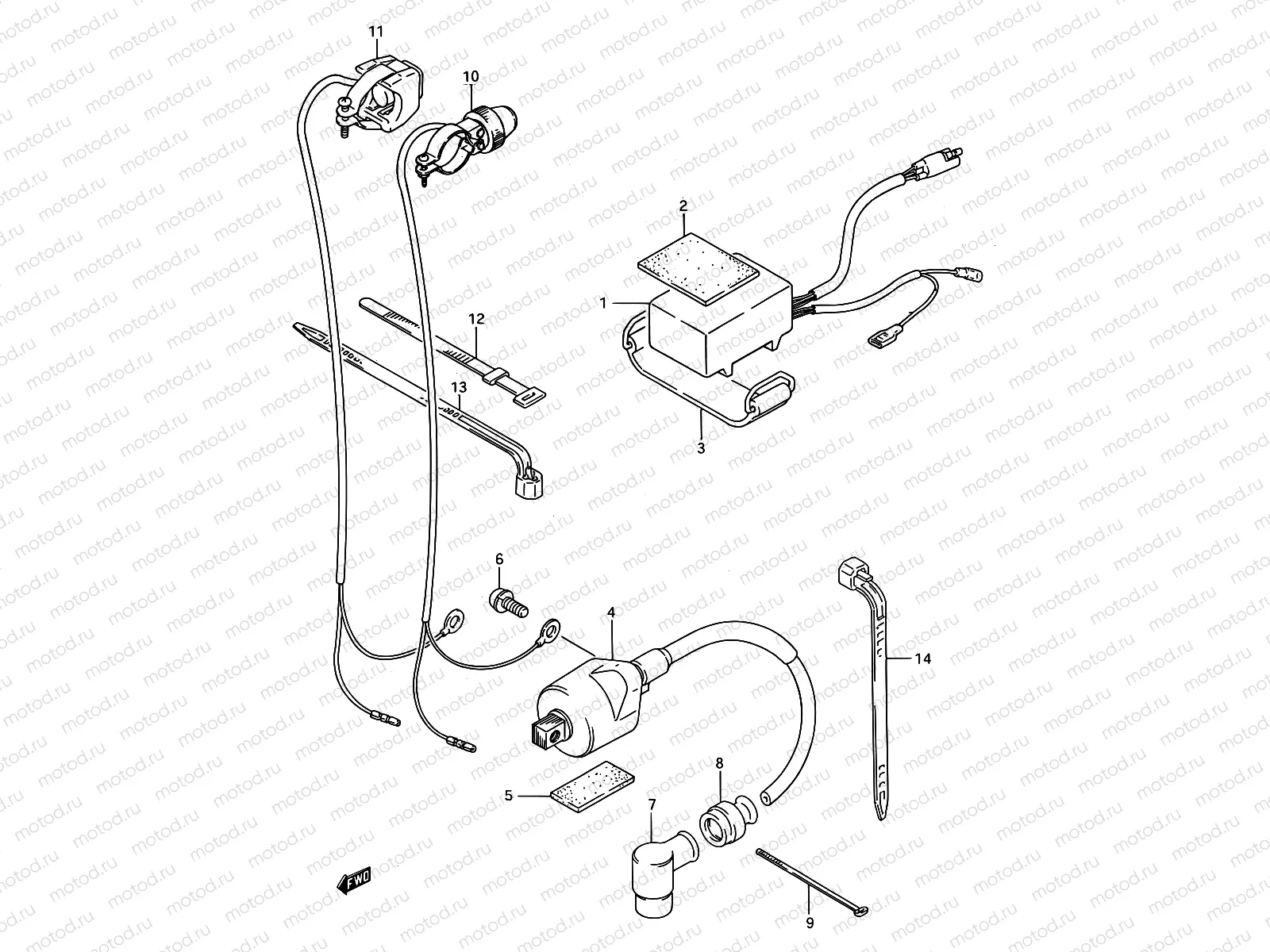 15 - CDI UNIT - IGNITION COIL