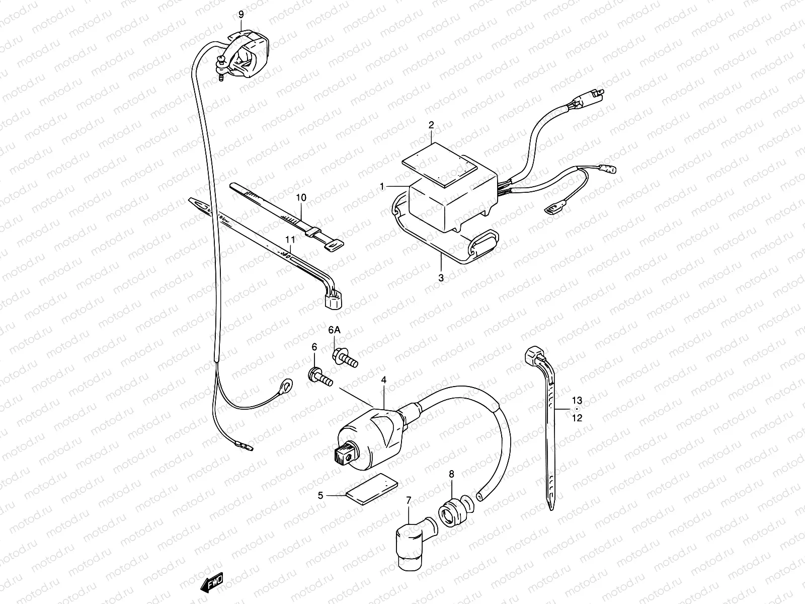 15 - CDI UNIT - IGNITION COIL