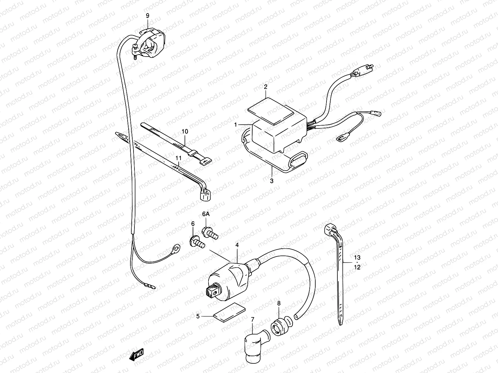 15 - CDI UNIT - IGNITION COIL
