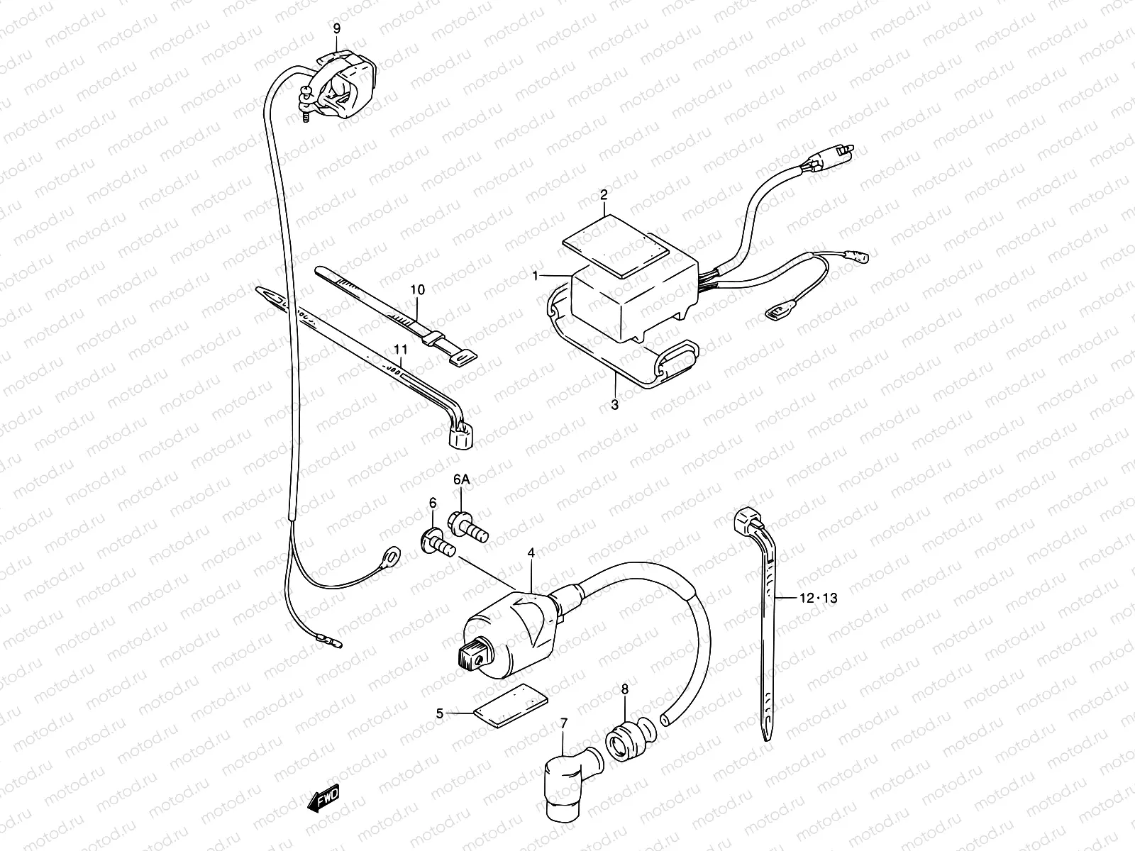 15 - CDI UNIT - IGNITION COIL