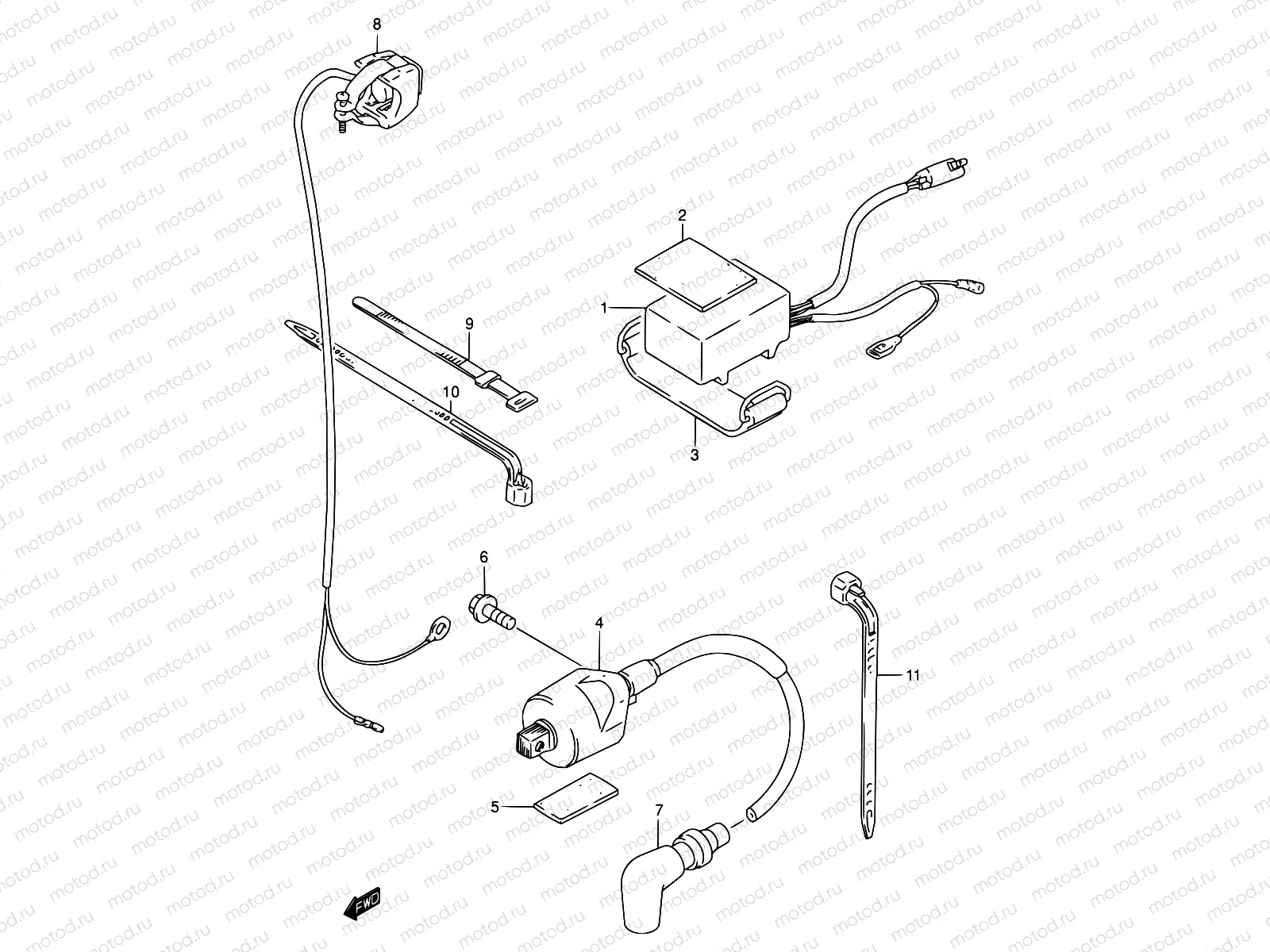 15 - CDI UNIT - IGNITION COIL